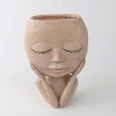 Vaso Decorativo Face Humana Escultura Robert Plant
