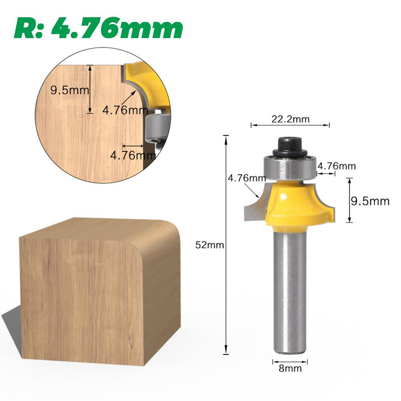 Fresa Borda - Haste 8mm
